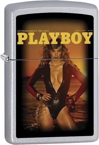 Zippo Playboy March 1977 Cover Satin Chrome Windproof Lighter in Saudi Arabia