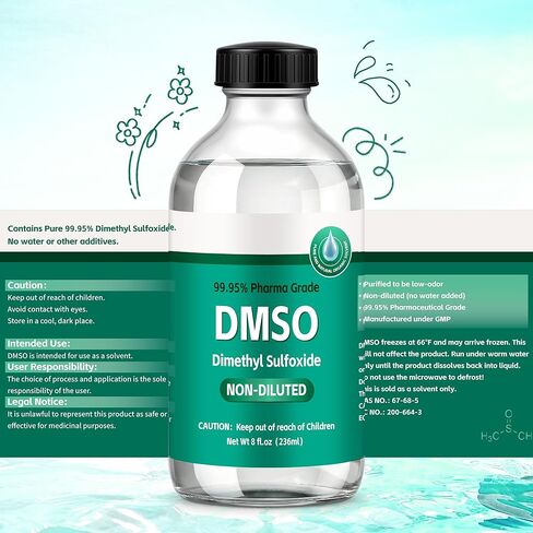 2PC DMSO Pharma Grade 99.95% in Glass Bottle in Saudi Arabia