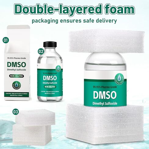 2PC DMSO Pharma Grade 99.95% in Glass Bottle in Saudi Arabia