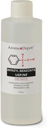 Benzyl Benzoate USP Grade Liquid 4 fl oz – High Purity Multipurpose Solvent & Fragrance Fixative for DIY Cosmetic & Crafting Use. in Saudi Arabia