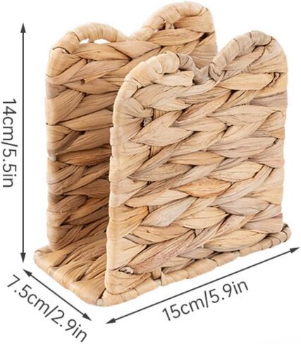 Hand Woven Napkin Holder Desktop Napkin Organizer For Kitchen, Dining Room, And Bathroom in Kuwait