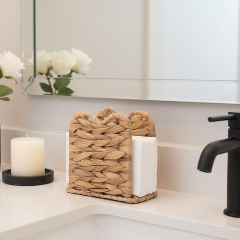 Hand Woven Napkin Holder Desktop Napkin Organizer For Kitchen, Dining Room, And Bathroom in Kuwait