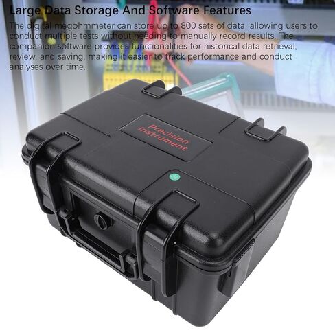 Zunate Digital Megohmmeter DC Resistor Tester with 5 Inch Color Touchscreen, 20A Test Current, Bluetooth Connectivity and Builtin Printer for Power Systems in Saudi Arabia
