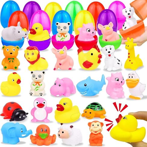 Amenon 12 Pack Easter Eggs Prectied مع كرات LED LED LED ، تضيء الإجهاد التخلص من ألعاب Toys Squeeze Sensory Ball for Kids Boys Easter Stainsers Egg Fillers Party Party Gift in Kuwait