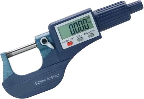 0-25/25-50/50-75/100 مللي متر ميكرون رقمي خارجي ميكرومتر مقياس ميكرومتر إلكتروني 0.001 مللي متر أدوات رقمية الفرجار (0-25 مللي متر) in Kuwait
