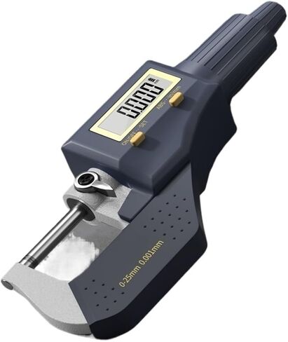 Digital Display Outer Diameter Micrometer, Micrometer, Electronic Spiral Micrometer, Thread Wall Thickness Gauge(4) in Kuwait