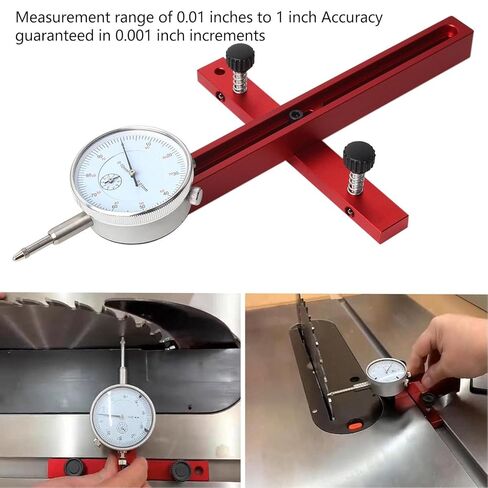 Digital Dial Indicator, Adjustable Length Table Saw Dial Aluminum Alloy Multifunctional Use Digital Table Saw for Table Saws, Band Saws in Saudi Arabia