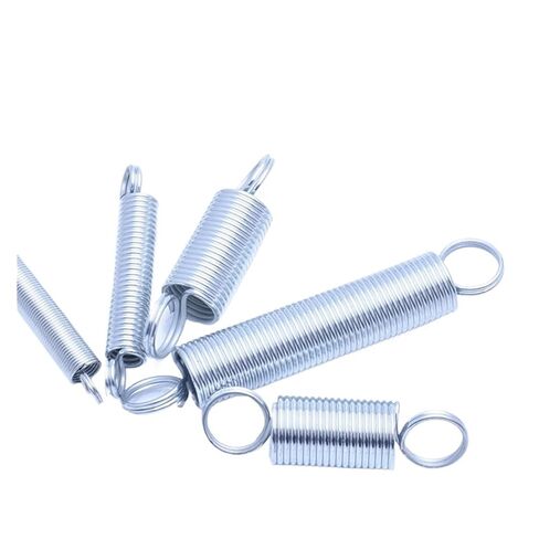 Wire Diameter 1.0mm Galvanized Tension Spring Outer Dia 6/7/8/9/10/12mm Closed Loop/with Hook Extension Spring Length 30-240mm(140mm -2pcs,10MM_with Hook) in Saudi Arabia