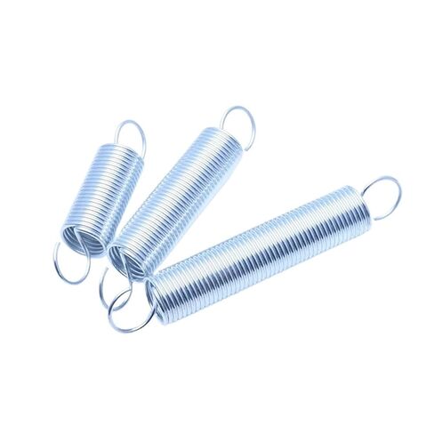 Wire Diameter 1.0mm Galvanized Tension Spring Outer Dia 6/7/8/9/10/12mm Closed Loop/with Hook Extension Spring Length 30-240mm(140mm -2pcs,10MM_with Hook) in Saudi Arabia