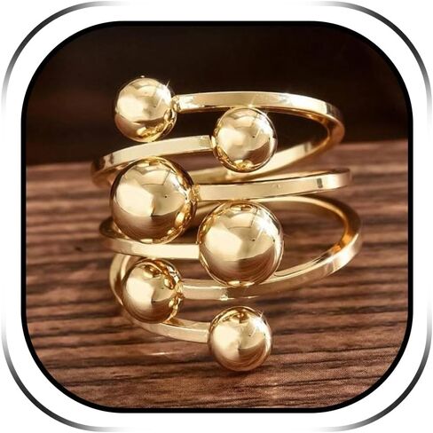 Statement Ring Boho Rings Adjustable Rings Summer Accessories Summer Jewelry for Party Anniversary Birthday Gifts for Women in Kuwait