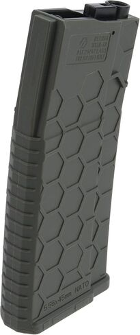 Evike Airsoft - EMG Helios Hexmag Airsoft Polymer 300rd FlashMag Mag لسلسلة M4-Style Airsoft AEGs (اللون: OD أخضر/مفرد) in Saudi Arabia