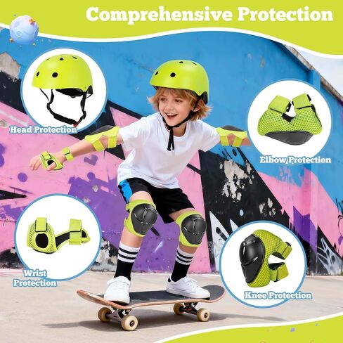 Kids Bike Helmet,Adjustableoddler Skateboard Helmets for 3-5-8-14 Years Kids Girls Boys Youth Bicycle Helmet for Scooter Balance Bike Rollerskating Skateboard in Kuwait