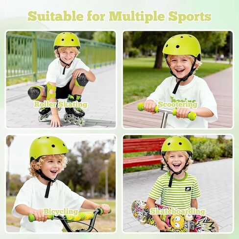 Kids Bike Helmet,Adjustableoddler Skateboard Helmets for 3-5-8-14 Years Kids Girls Boys Youth Bicycle Helmet for Scooter Balance Bike Rollerskating Skateboard in Kuwait