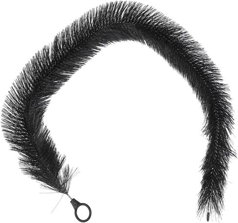 فرشاة مزراب 4 في 39 بوصة، واقي أوراق شديد التحمل مع قلب من الفولاذ المقاوم للصدأ، فلتر سقف من النايلون لحماية استنزاف حديقة المنزل in Kuwait