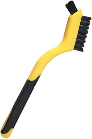 7 Inch Stainless Steel Wire Brush with Curved Non Slip Handle for Rust Removal and Metal Cleaning Suitable for Tight Spaces Corners Seams and Welded Joints(Nylon wire) in Kuwait