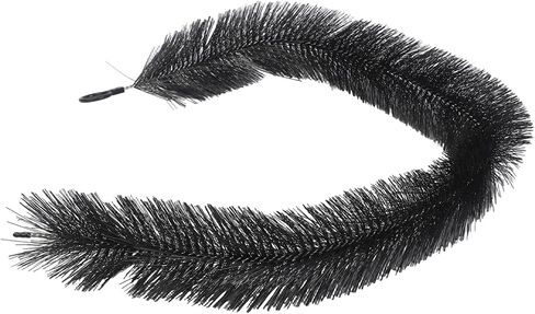 فرشاة مزراب 4 في 39 بوصة، واقي أوراق شديد التحمل مع قلب من الفولاذ المقاوم للصدأ، فلتر سقف من النايلون لحماية استنزاف حديقة المنزل in Kuwait