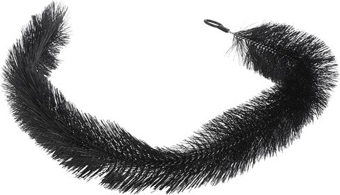 فرشاة مزراب 4 في 39 بوصة، واقي أوراق شديد التحمل مع قلب من الفولاذ المقاوم للصدأ، فلتر سقف من النايلون لحماية استنزاف حديقة المنزل in Kuwait