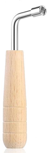 Autoharp Tuning Wrench, 4mm/0.15in Lever Harp Wrench with Wooden Handle L-Shape Professional Music Tuning Key Tool for Piano Kantele Lyre Small Stringed Instruments in Saudi Arabia