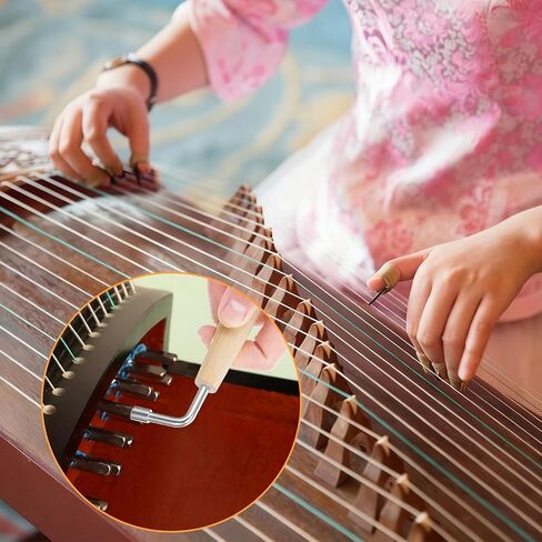 مفتاح ضبط القيثارة، 4 مم/0.15 بوصة مفتاح ربط القيثارة على شكل حرف L أداة ضبط Kantele لأدوات القيثارة الصغيرة (2) in Kuwait