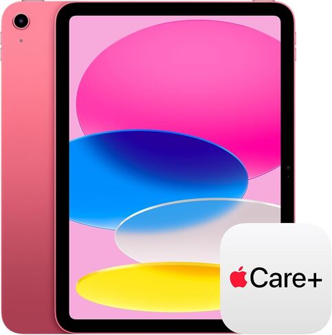 Apple iPad 11-inch: A16 chip, 11-inch Model, Liquid Retina Display, 128GB, Wi-Fi 6, 12MP Front/12MP Back Camera, Touch ID, All-Day Battery Life — Pink with AppleCare+ (2 Years) in Saudi Arabia