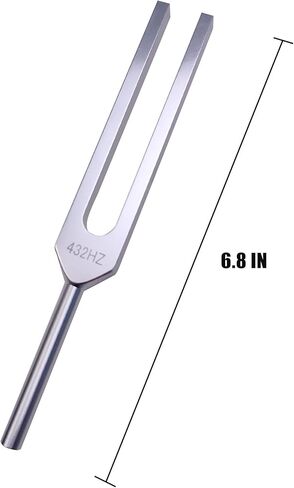 LeSage 432 Hz Tuning Fork and Yoga 423hz Aluminum Alloy Tuning Fork with Silicone Hammer Cleaning Cloth in Kuwait