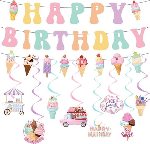 Little Cutie Baby Shower Decorations - 16pcs Orange Party Decorations 2pcs Glitter Baby Shower Banners 14pcs Orange Hanging Swirls Little Cute is on the Way Birthday Party Decor Supplies in Saudi Arabia