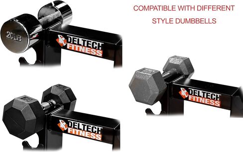 DF5200-8 زوج من حامل الدمبل العمودي من Deltech Fitness in Kuwait