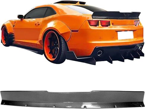 جناح المفسد الجذع المتوافق مع 2010-2013 Chevrolet Camaro ، Ikon Style Black PP المضافة على جناح الشفاه الخلفي للمفسد من Ikon Motorsport ، 2011 2012 in Kuwait