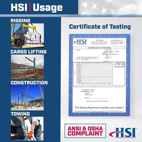 طبقة واحدة بأربعة أرجل مقاس 2 × 6 بوصات حبال لجام نايلون مستطيلة إلى الخطاف | EE1-802 | رابط رئيسي من السبائك بحجم تجاري 1 بوصة | 12,000 رطل. القدرة العمودية | شركة Hanes Supply (HSI) لمعدات التزوير الثقيلة in Kuwait