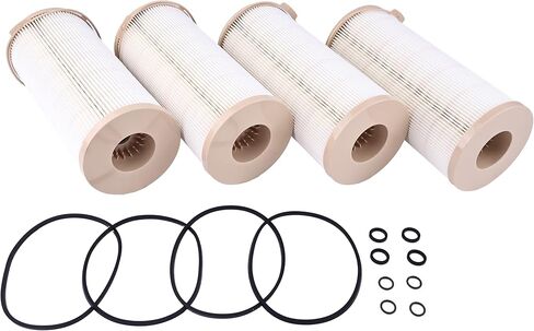 عنصر فلتر خرطوشة DVPARTS 4X 2020N-30 متوافق مع محركات توربينات الديزل، Racor 2020N-30 30 ميكرون in Saudi Arabia
