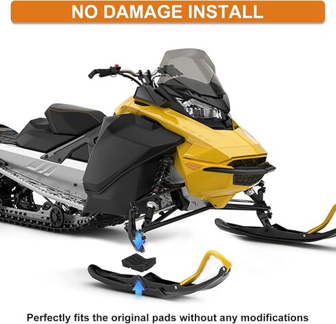 Jerbor 1 قطعة توقف التزلج المطاطي مناسب لـ Skidoo Expedition MXZ Summit Freeride GSX GTX 2007-UP، استبدال OE 505071779 Ski Plug in Saudi Arabia