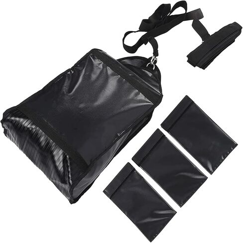 مدرب زلاجات مقاومة الوزن مع 3 أكياس رمل للوزن وحزام خصر قابل للتعديل للتدريب السريع وزلاجات تمارين بناء العضلات in Kuwait