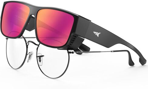 KastKing Comal Fit-Over Polarized Sports Sunglasses With PuriVex Protective Lens Coating, Fishing Driving, UV400, Men Women in Saudi Arabia