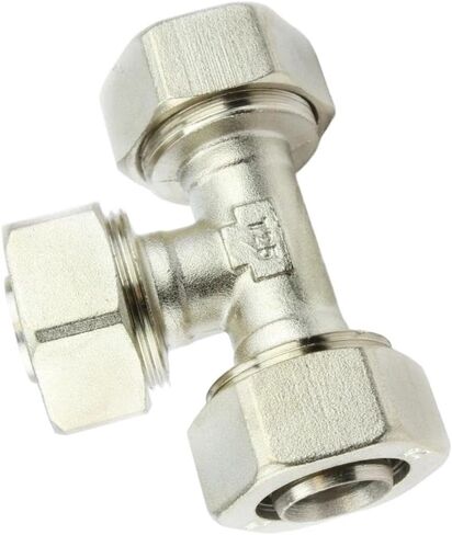 M8010 Air Compressor Tee fitting - for RapidAir MaxLINE Compressed airpipe system connection - Compressed Air Piping 1/2" Tee - 175 PSI Working Pressure Double O'Ring Seal - Air Compressor Parts in Saudi Arabia