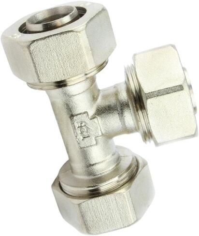 M8010 Air Compressor Tee fitting - for RapidAir MaxLINE Compressed airpipe system connection - Compressed Air Piping 1/2" Tee - 175 PSI Working Pressure Double O'Ring Seal - Air Compressor Parts in Saudi Arabia