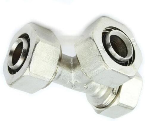 M8010 Air Compressor Tee fitting - for RapidAir MaxLINE Compressed airpipe system connection - Compressed Air Piping 1/2" Tee - 175 PSI Working Pressure Double O'Ring Seal - Air Compressor Parts in Saudi Arabia