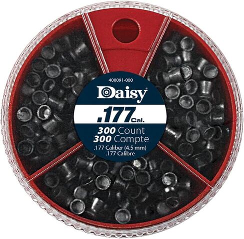 Daisy, Dial-A-Pellet .177 Cal, 300ct, 300-Count Assorted .177 Caliber, Precisionmax Pellet Styles in A Convenient Twist-Top Container, 987781-406 in Kuwait