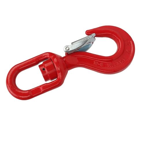 1pcs Rotating Hook Heavy Duty Alloy Steel Lifting Eye Rigging with Bearing for Hoist Crane Rotating Hook 3.15T Crane Hoist in Saudi Arabia