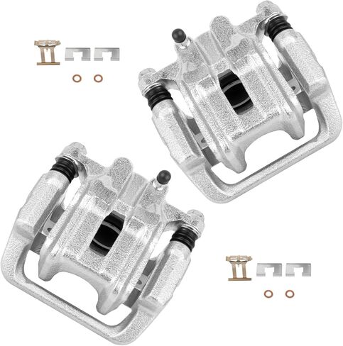 cciyu Performance Disc Brake Caliper with 19-B2588 19-B2589 fit for 2001-2003 for Acura CL,1999-2008 for Acura TL,2003-2011 for Honda Element in Kuwait