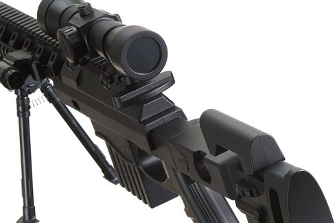 Goldenball CQB Spring ABS Airsoft Tactical Sniper Rifle Gun with Folding Stock + Flashlight + Bipod in Saudi Arabia