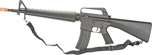 BBTac M16 Airsoft Rifle Vietnam War Replica | Spring-Powered Full-Size Gun for Military Simulation, Outdoor Battles & Collection | Realistic High FPS Airsoft Long Range for Beginners & Veterans in Kuwait