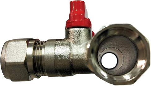 4 حلقات سباكة متعددة مع صندوق 1 بوصة وصمامات كروية 1/2 بوصة، مقبض أزرق in Kuwait