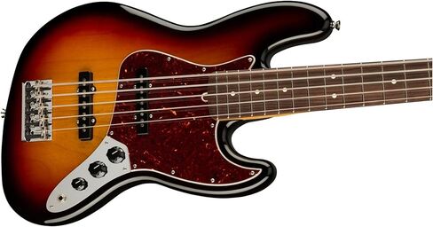 Fender American Professional II 5-String Jazz Bass، 3-Color Sunburst، لوحة أصابع من خشب الورد in Saudi Arabia