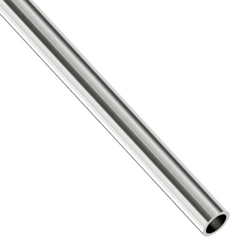 304 Stainless Steel Tube 8mm OD 0.8mm Wall Thickness Round Metal Capillary Pipe Thickened Pipe Wall & Weldable Tubing with Polished Surface for Industrial & DIY Projects 250mm Length in Saudi Arabia