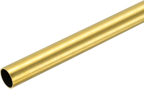 MECCANIXITY Brass Tubing, 20mm OD x 0.5mm Wall Thickness x 305mm(12") Length H65 Brass Round Tube Seamless Metal Straight Pipe Tube for DIY Crafts Industry Construction in Saudi Arabia