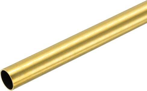 MECCANIXITY Brass Tubing, 20mm OD x 0.5mm Wall Thickness x 305mm(12") Length H65 Brass Round Tube Seamless Metal Straight Pipe Tube for DIY Crafts Industry Construction in Saudi Arabia