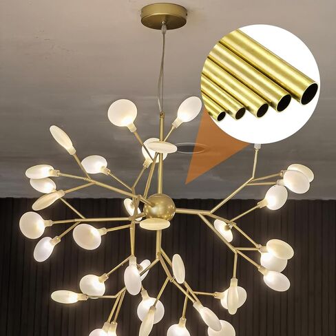 MECCANIXITY Brass Tubing, 20mm OD x 0.5mm Wall Thickness x 305mm(12") Length H65 Brass Round Tube Seamless Metal Straight Pipe Tube for DIY Crafts Industry Construction in Saudi Arabia