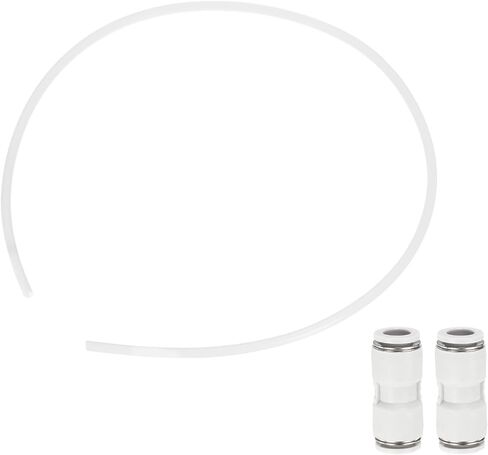 خرطوم أنابيب uxcell بطول 6.56 قدم من مادة PTFE، مقاس 2.5 مم معرف × 4 مم OD خرطوم طابعة ثلاثي الأبعاد عازل فائق النعومة مع تركيبات هوائية لأنابيب نقل الطابعة ثلاثية الأبعاد، شفاف in Saudi Arabia
