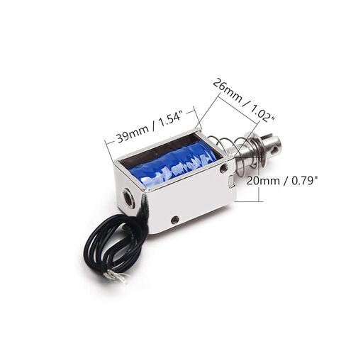 Fielect DC 12V 25N Pull Type Solenoid Electromagnet 10mm Stroke Open Frame Solenoid Electromagnet Linear Motion, JF-1039-12V in Saudi Arabia