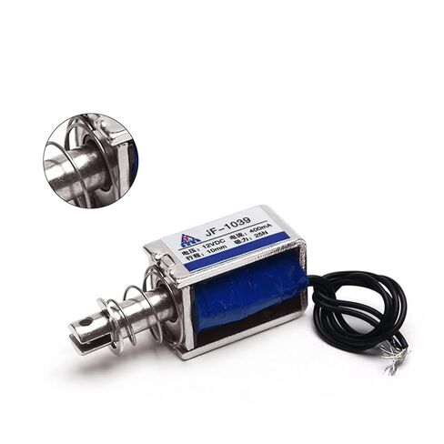 Fielect DC 12V 25N Pull Type Solenoid Electromagnet 10mm Stroke Open Frame Solenoid Electromagnet Linear Motion, JF-1039-12V in Saudi Arabia